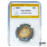 1893 Columbian Expo Half Dollar PGA MS66+
