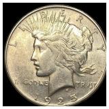 1925-S Silver Peace Dollar CLOSELY UNCIRCULATED