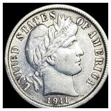 1911 Barber Dime UNCIRCULATED