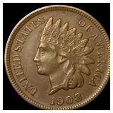 1908-S Indian Head Cent NEARLY UNCIRCULATED