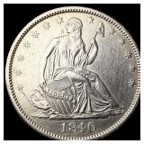 1846-O Silver Half Dollar UNCIRCULATED
