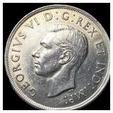 1937 Canada Silver Dollar UNCIRCULATED