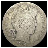 1904 Barber Half Dollar NICELY CIRCULATED