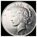 1927 Peace Silver Dollar CLOSELY UNCIRCULATED