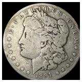 1891-CC Silver Morgan Dollar NICELY CIRCULATED
