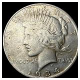1934-D Silver Peace Dollar ABOUT UNCIRCULATED