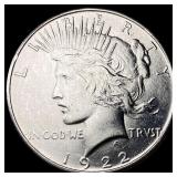 1922 Silver Peace Dollar UNCIRCULATED