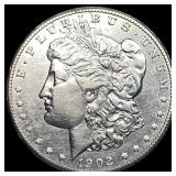 1902-S Silver Morgan Dollar CHOICE AU