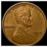 1919-D Lincoln Wheat Cent CHOICE AU