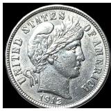 1912-D Silver Barber Dime UNCIRCULATED
