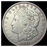 1921 Silver Morgan Dollar NEARLY UNCIRCULATED