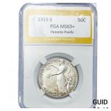 1915-S Panama-Pacific Half Dollar PGA MS63+