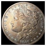 1884-O Silver Morgan Dollar ABOUT UNCIRCULATED