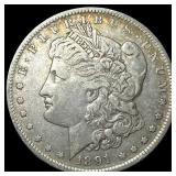 1891-O Silver Morgan Dollar ABOUT UNCIRCULATED