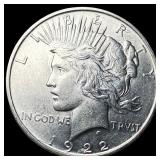 1922 Silver Peace Dollar UNCIRCULATED