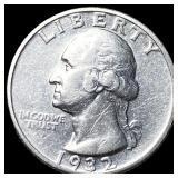 1932-D Silver Washington Quarter CLOSELY UNCIRCULA