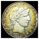 1912-D Silver Barber Half Dollar NEARLY  UNCIRCUL