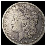 1890 Morgan Silver Dollar ABOUT UNCIRCULATED