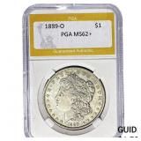 1889-O Morgan Silver Dollar PGA MS62+