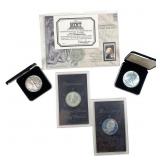 1972-1991 Ike Proof $1, Silver Eagles & G.W. 50C