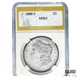 1888-S Morgan Silver Dollar PGA MS63