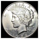 1926-S Silver Peace Dollar CHOICE BU