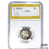 1924-S Buffalo Nickel PGA VF35