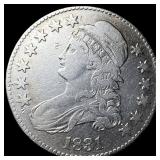 1831 Capped Bust Half Dollar NEARLY UNCIRCULATED