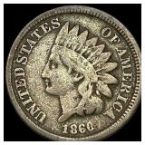 1860 Copper-Nickel Indian Head Cent LIGHTLY CIRCUL