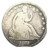 1872-CC Seated Liberty Half Dollar