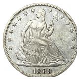 1889 Seated Liberty Half Dollar