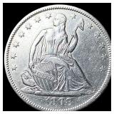 1868-S Silver Half Dollar CLOSELY UNCIRCULATED