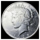 1925-S Silver Peace Dollar CLOSELY UNCIRCULATED