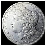 1892-S Silver Morgan Dollar ABOUT UNCIRCULATED