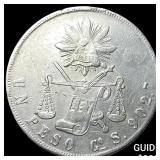 1872 Mexico Silver 1 Peso