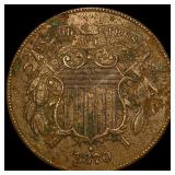 1870 Bronze Two-Cent Piece HIGH GRADE