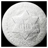 1852 Silver Three-Cent Piece NICELY CIRCULATED
