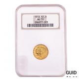 1913 $2.50 Gold Quarter Eagle NGC AU55