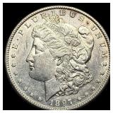1897-S Silver Morgan Dollar CHOICE AU