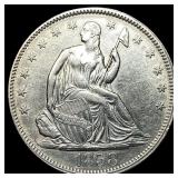 1858 Seated Liberty Half Dollar CLOSELY  UNCIRCUL