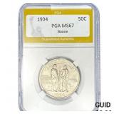 1934 Boone Half Dollar PGA MS67