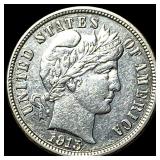 1915-S Silver Barber Dime CHOICE AU