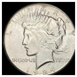 1924-S Silver Peace Dollar UNCIRCULATED