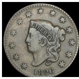 1826 Coronet Head Large Cent ABOUT  UNCIRCULATED