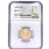 1949-D Jefferson Half Dollar NGC MS67