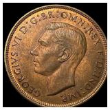 1940 Great Britain George VI Copper Penny CHOICE A