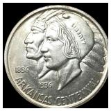 1936 Arkansas Centennial Silver Half Dollar GEM BU