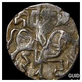 India Rajput Silver Jital 700-1000 AD NEARLY UNCI