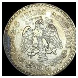 1938 Mexico Silver 1 Peso CLOSELY UNCIRCULATED