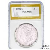1900-S Morgan Silver Dollar PGA MS63